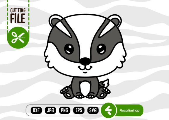 Badger Woodland SVG Bundle for Cricut: Graphics & Illustrations