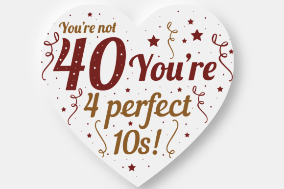 Cheeky 40th Hanging Sign Card Gift: Graphics & Illustrations