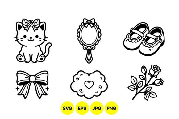 Cute Baby Girl Clipart Icons: Graphics & Illustrations Review