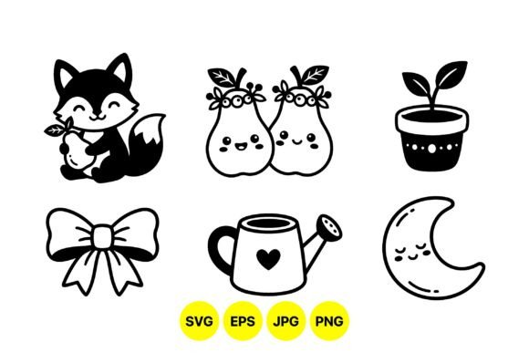 Cute Garden Critters Clipart Set: Graphics & Illustrations for Handmade Joy