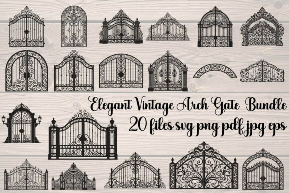 Elegant Vintage Arch Gate