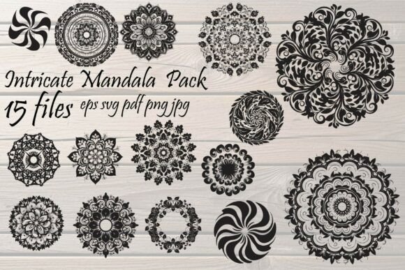 Intricate Mandala Pack: Premium Graphics & Illustrations