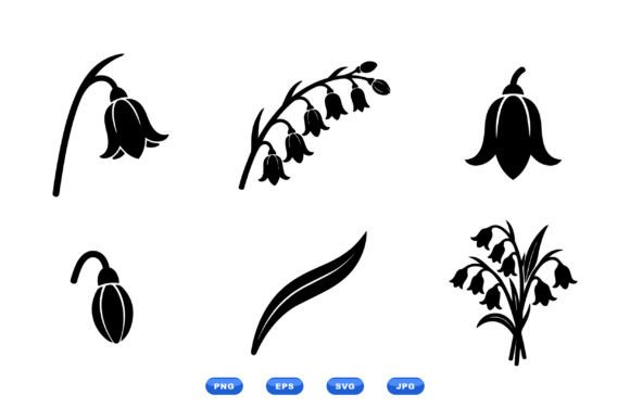 Lily of the Valley Clipart: Botanical Graphics & Illustrations