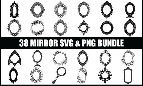 Mirror SVG PNG Clipart: A Designer's Review for Embroidery