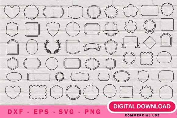 Outline Frame SVG Bundle: Graphics & Illustrations Review