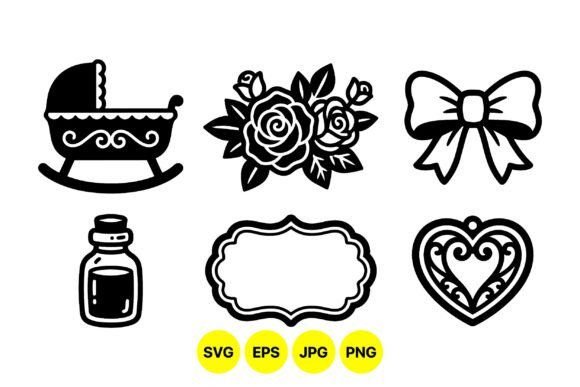 Vintage Baby Clipart Collection